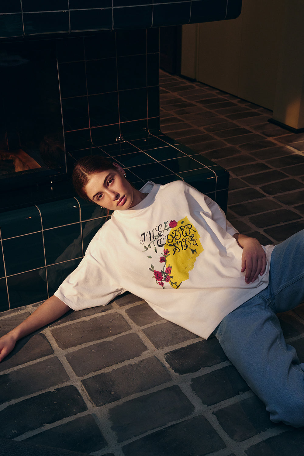 T-SHIRT MOODS LEE WHITE