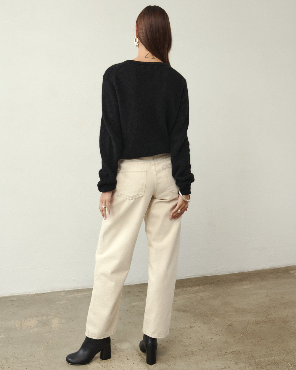 PALM WOOLEN SWEATER BLACK PALM