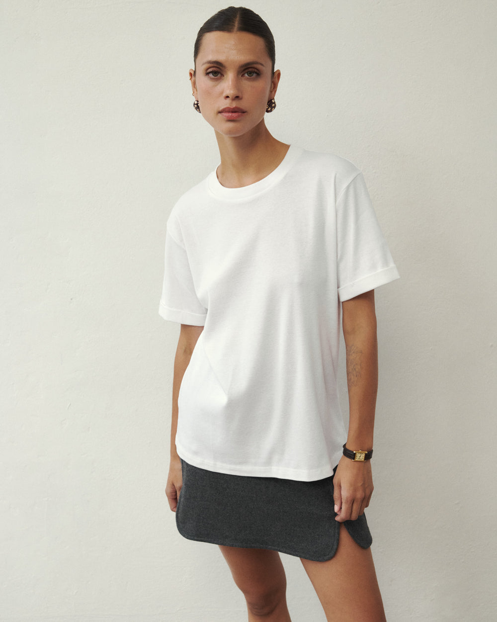 WAYNE T-SHIRT WEISS