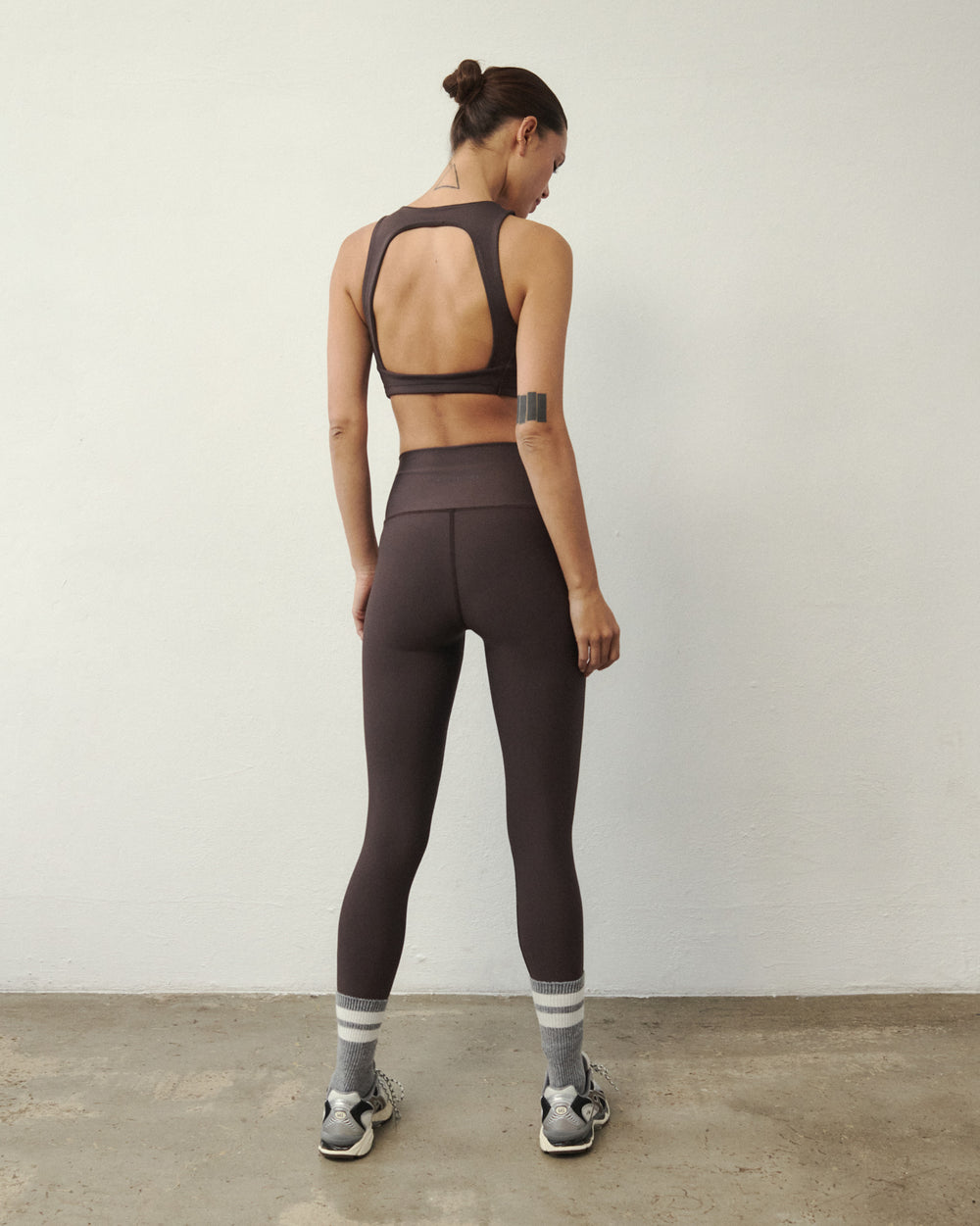 ANDY GYM LEGGINGS BROWN