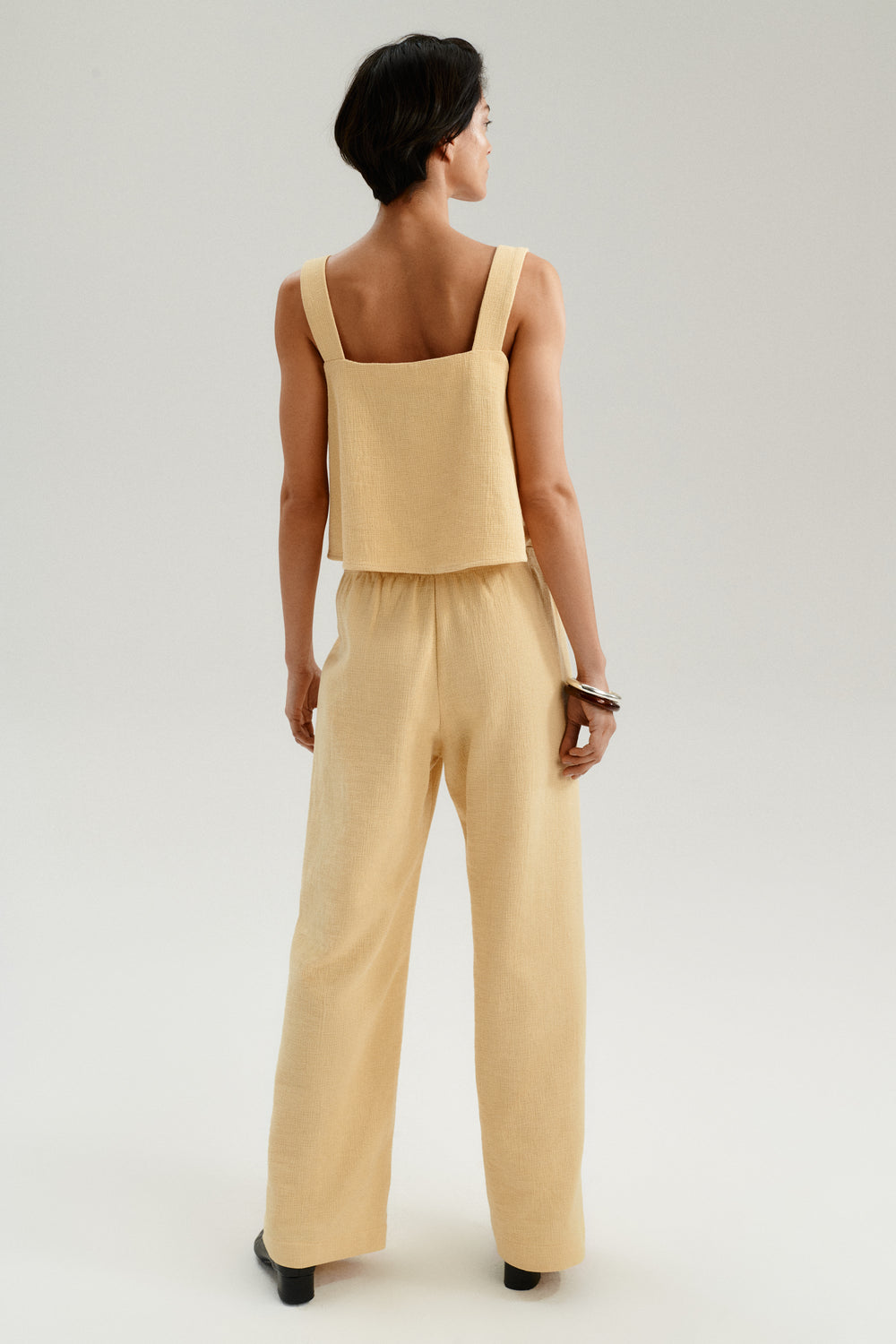 SPODNIE PASTEL YELLOW