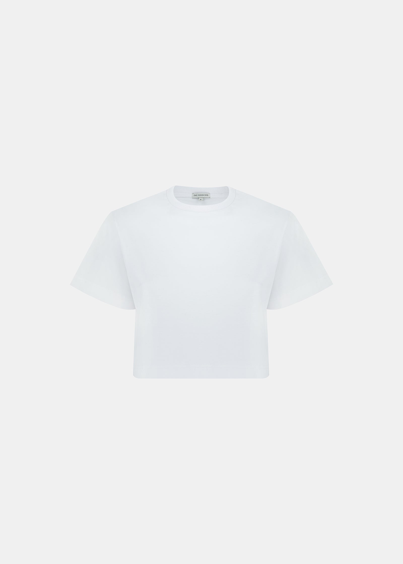 T-SHIRT DAMSKI LAY ORGANIC BIAŁY CROP