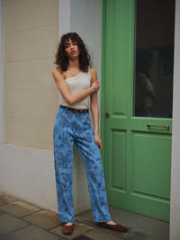 LOTUS JEANS FLORES PRINT