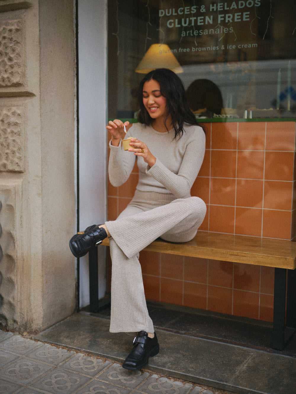 PANTALON ENZA BEIGE