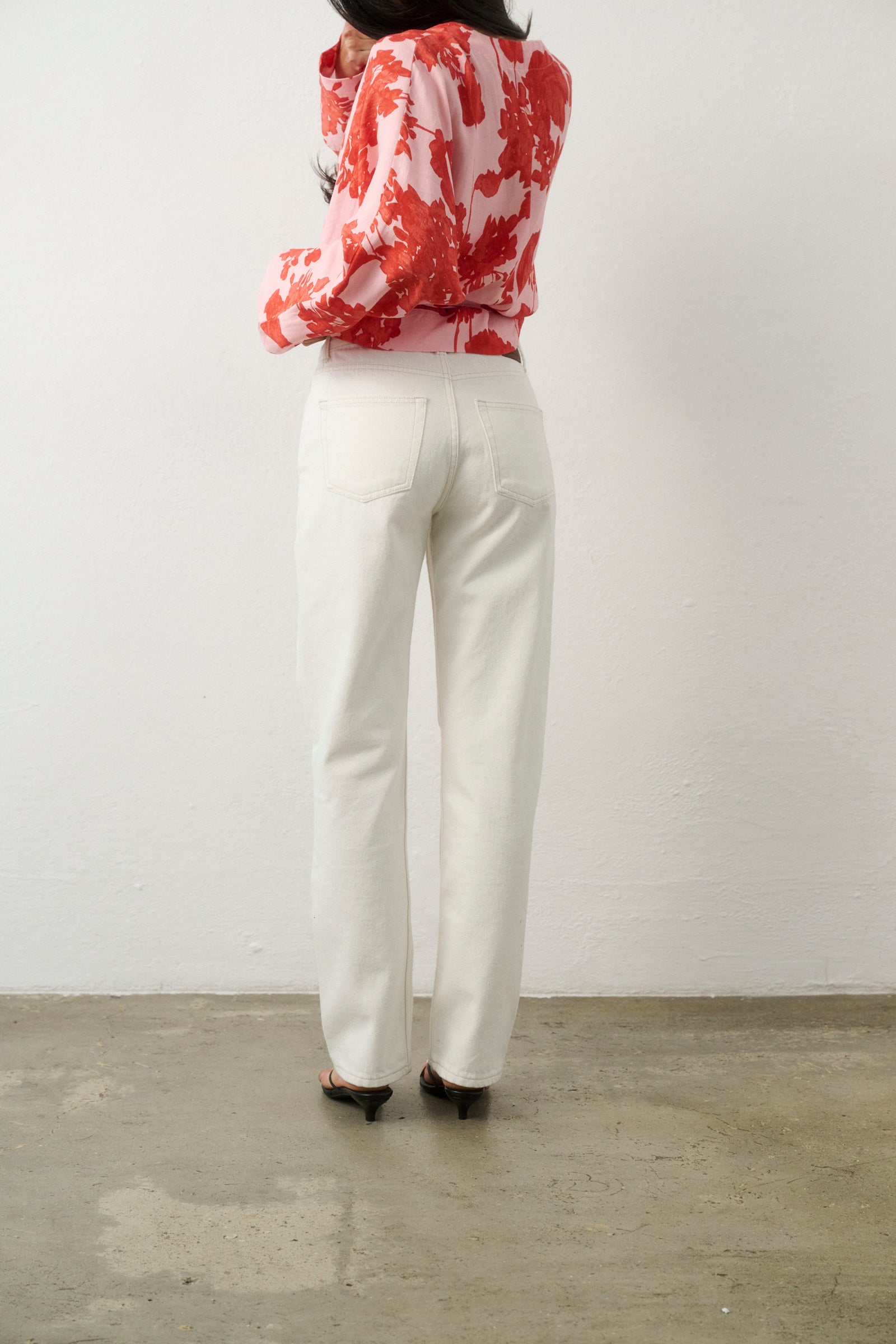 POLLY JEANS OFF WHITE