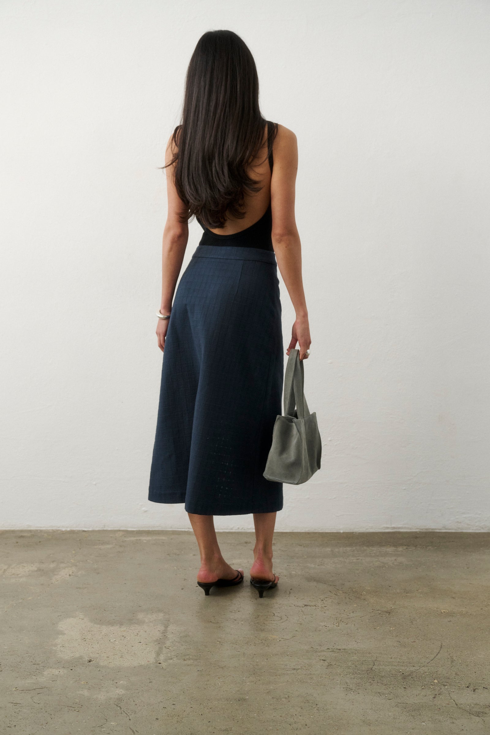 SPÓDNICA MIDI FROM LA
