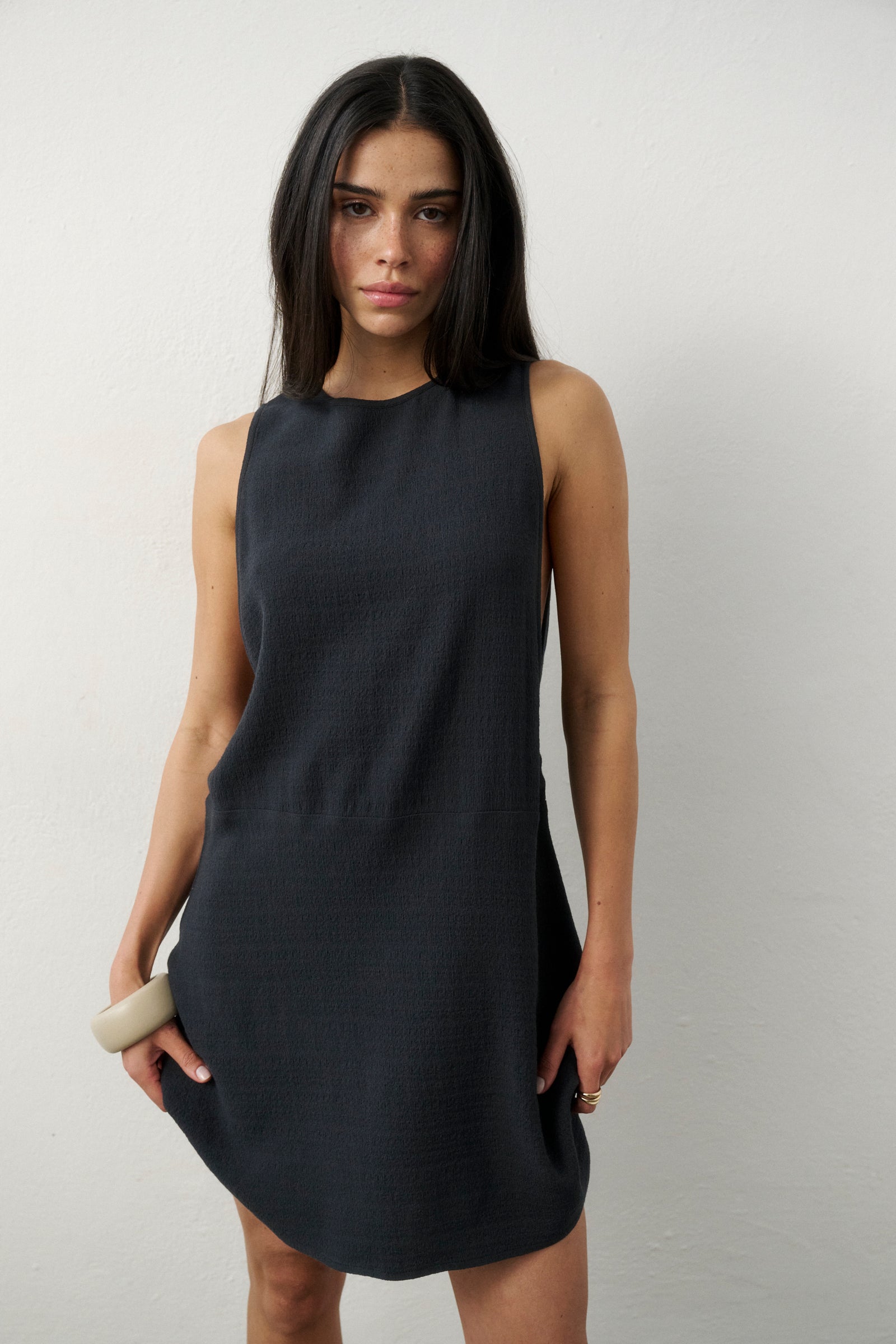 ROBE ALMOND GRAPHITE