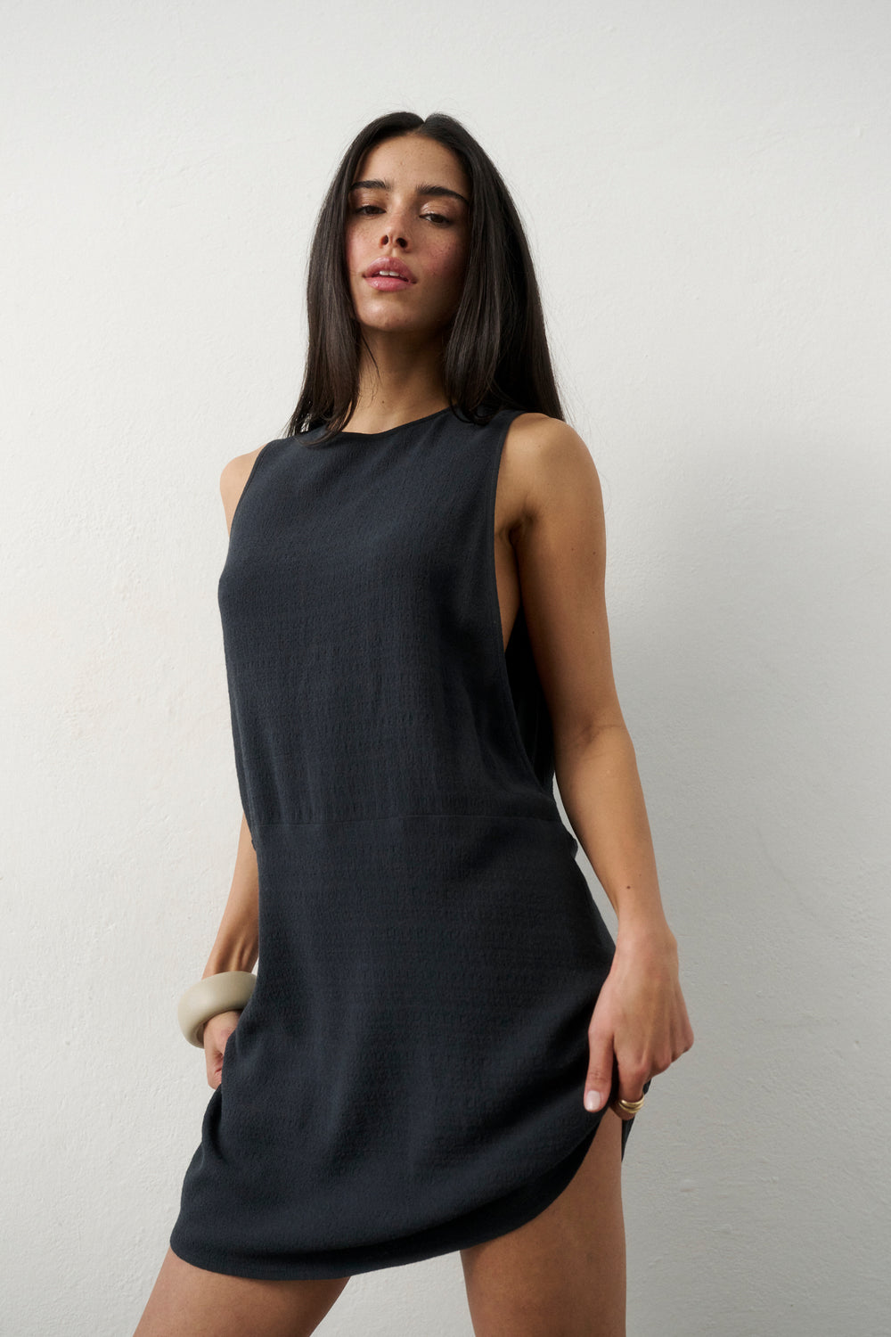 ROBE ALMOND GRAPHITE