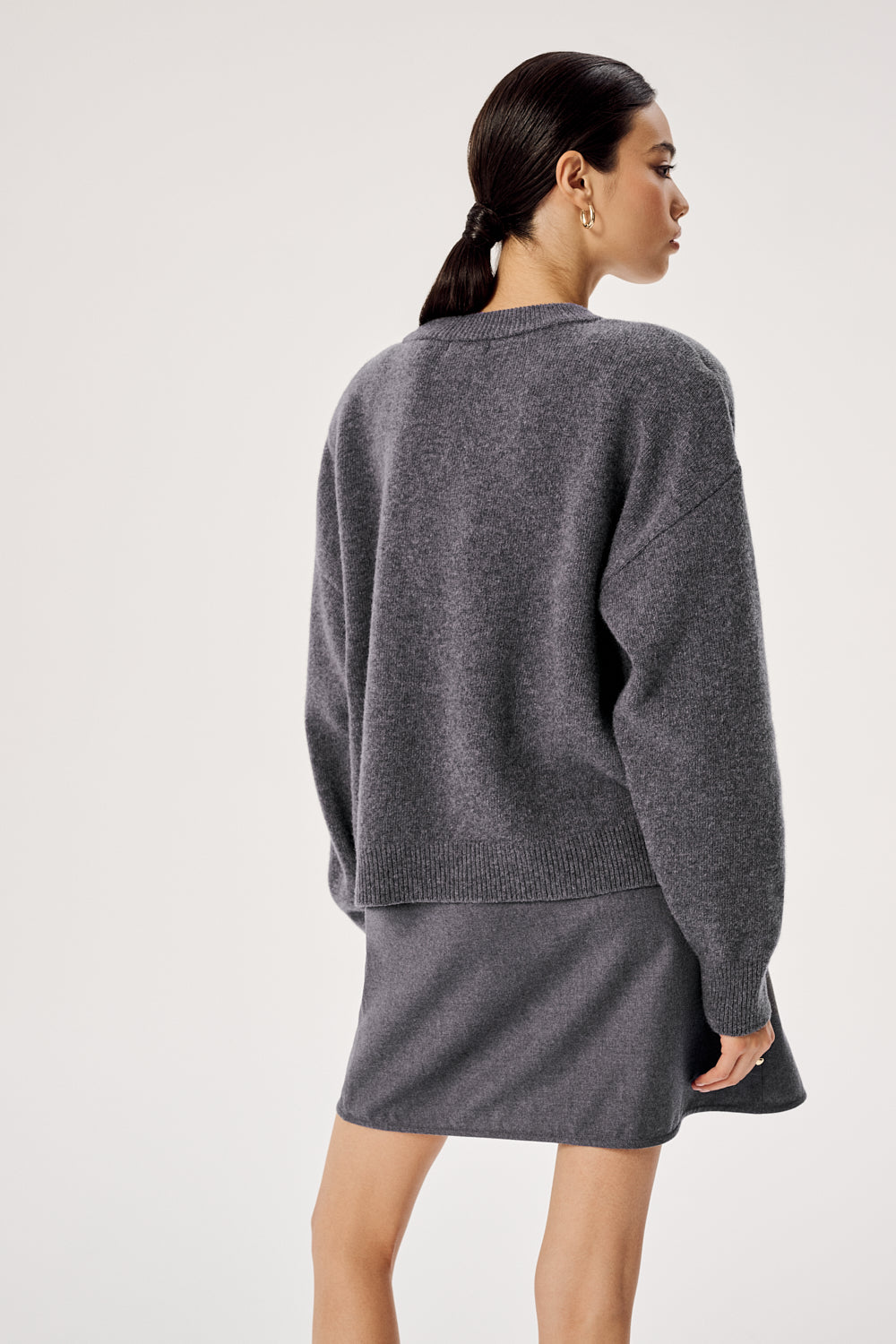 KAE WOOLEN MINI SKIRT