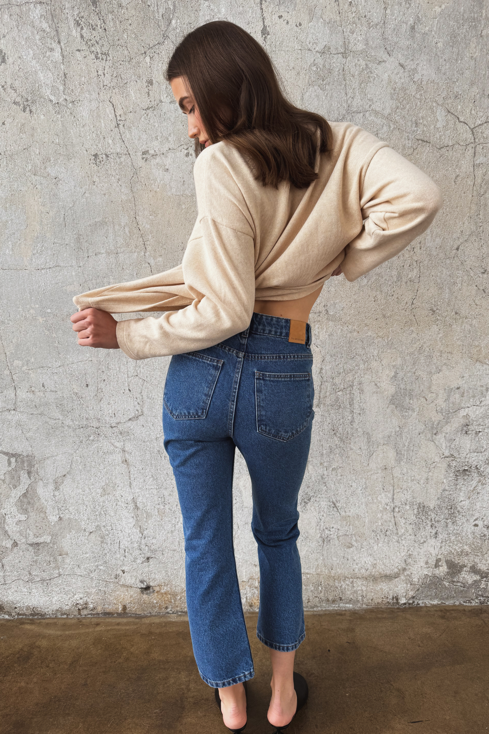 LEISURE LANGARMSHIRT BEIGE