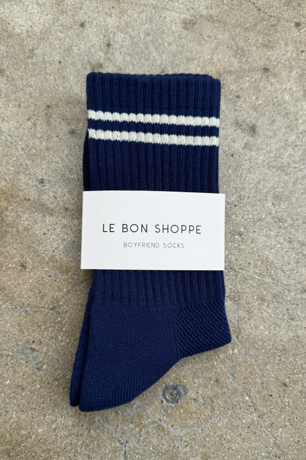 SKARPETKI MĘSKIE BOYFRIEND LE BON SHOPPE GRANATOWE