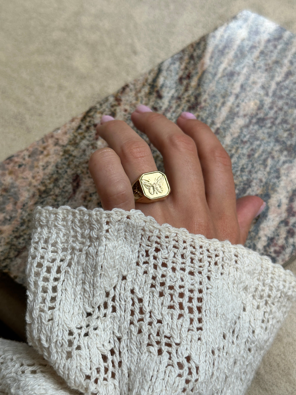 BAGUE EFFET PAPILLON TwoJeys