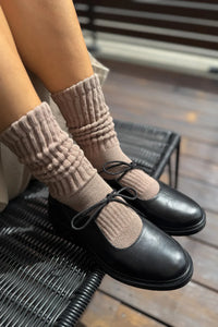 LE BON SHOPPE BALLET SOCKS MOCHA MOUSSE