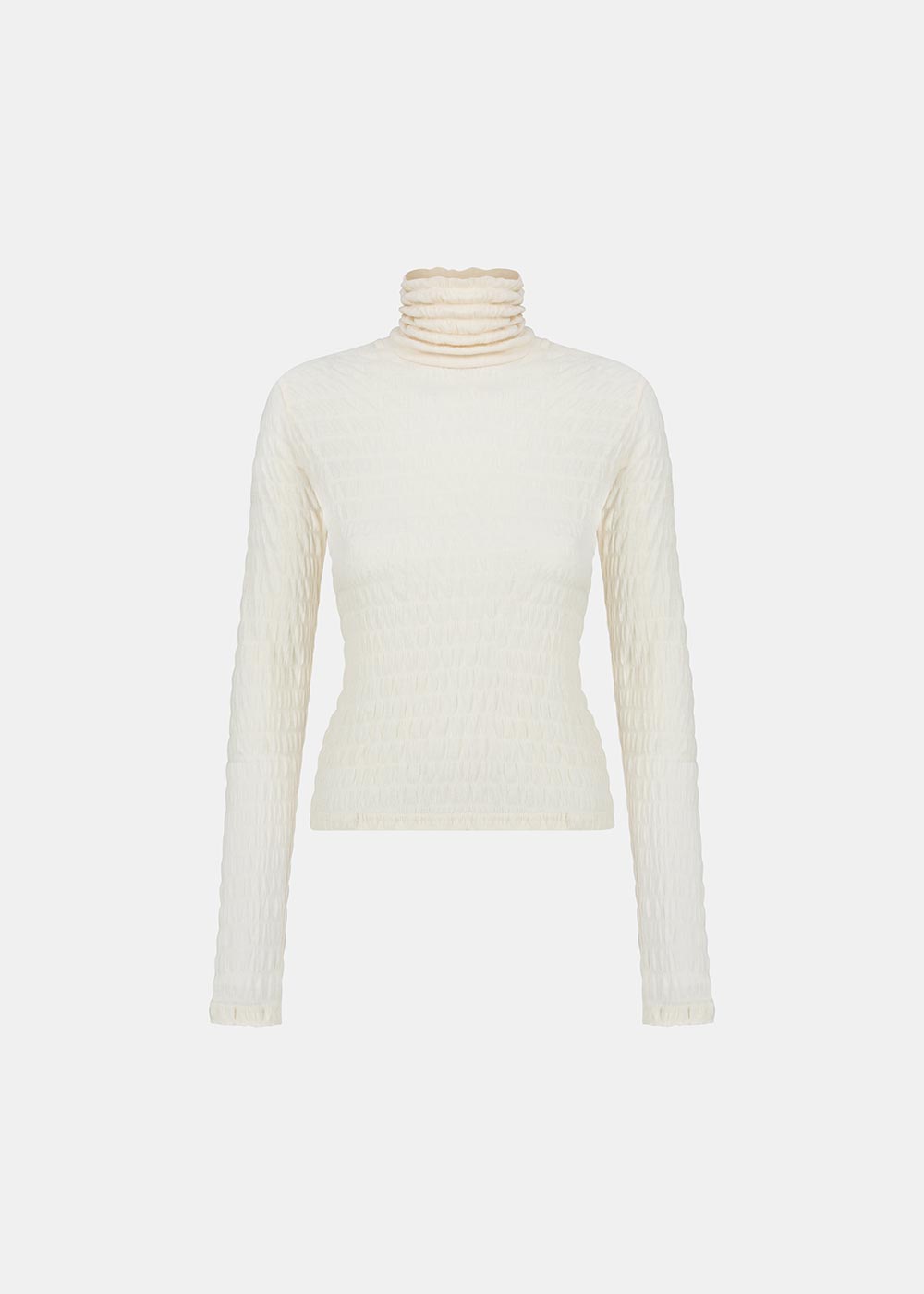 WAFFLE LONGSLEEVE ÉCRU