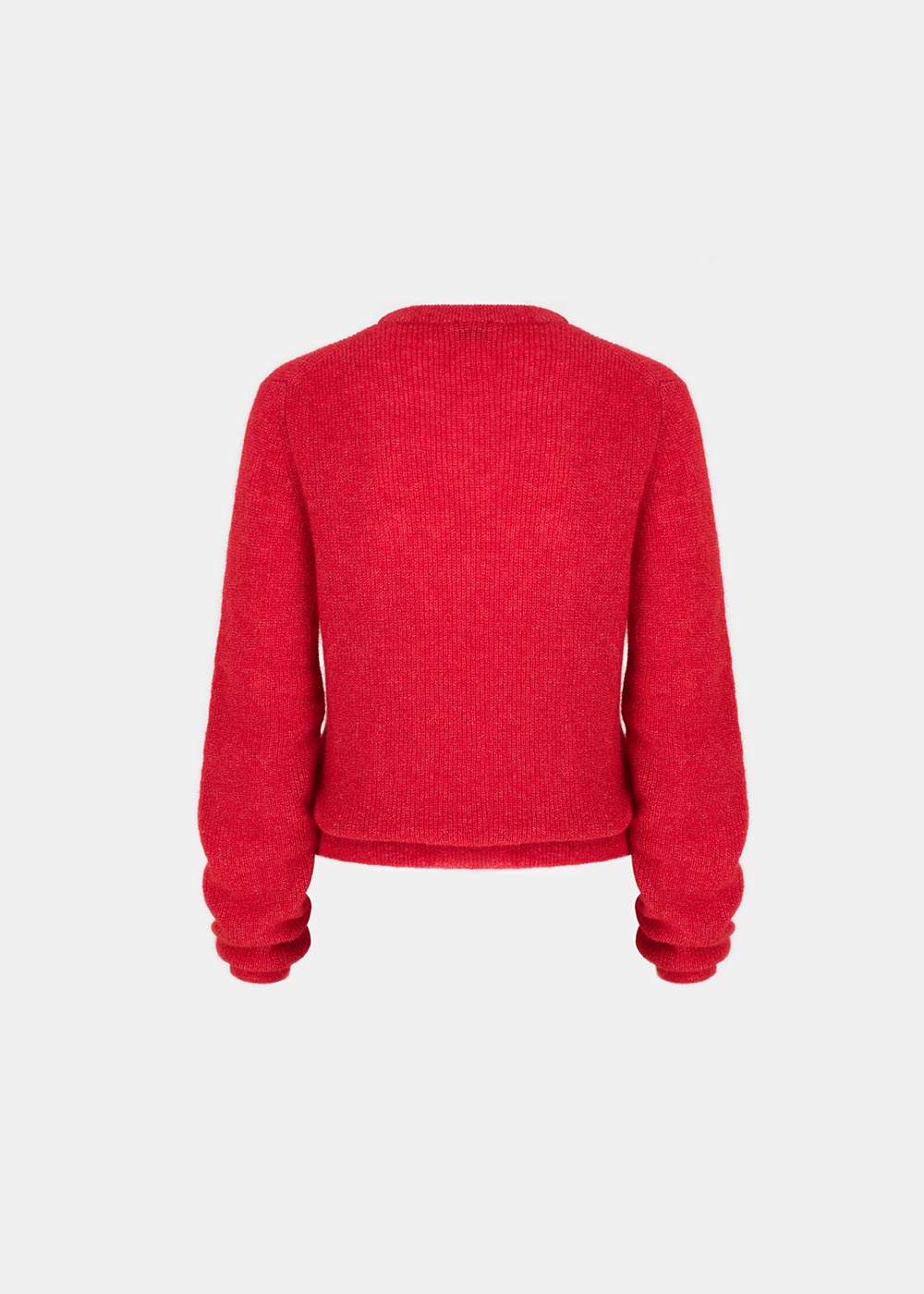 SWETER WEŁNIANY PALM RED
