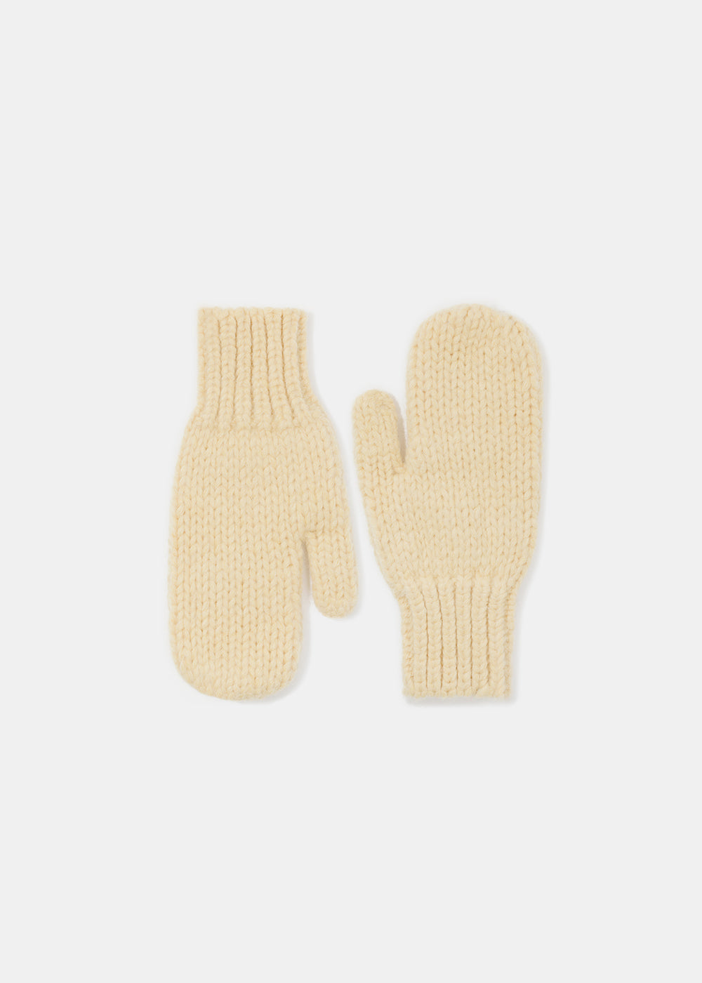 SNUG CHUNKY WOLLHANDSCHUHE GELB