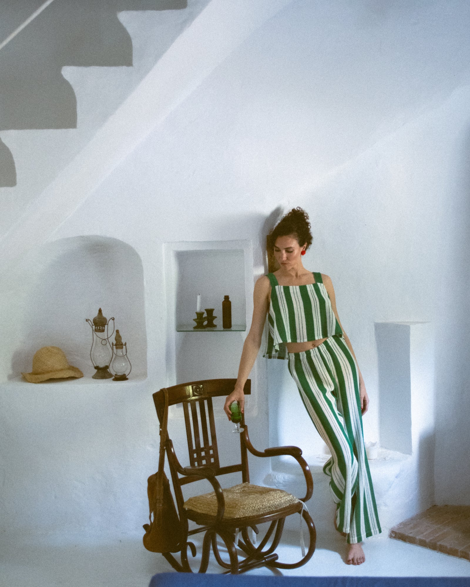 MARISOL PANTS STRIPES GREEN