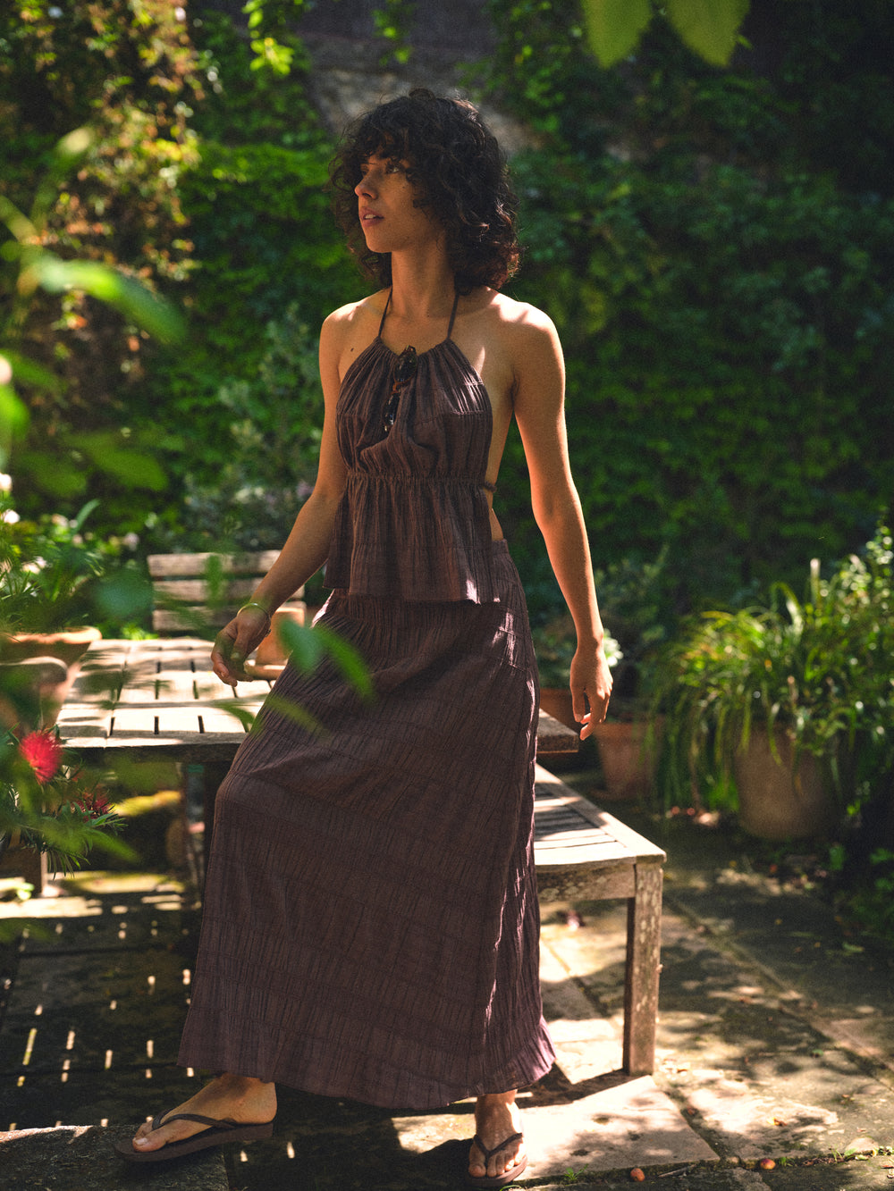 BRISA SKIRT BROWN