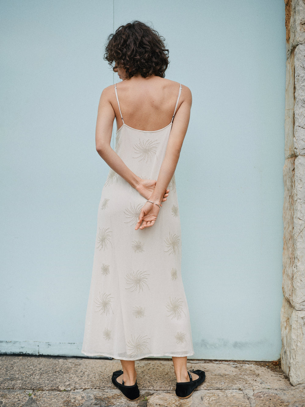 SUKIENKA MAXI CHARM ECRU