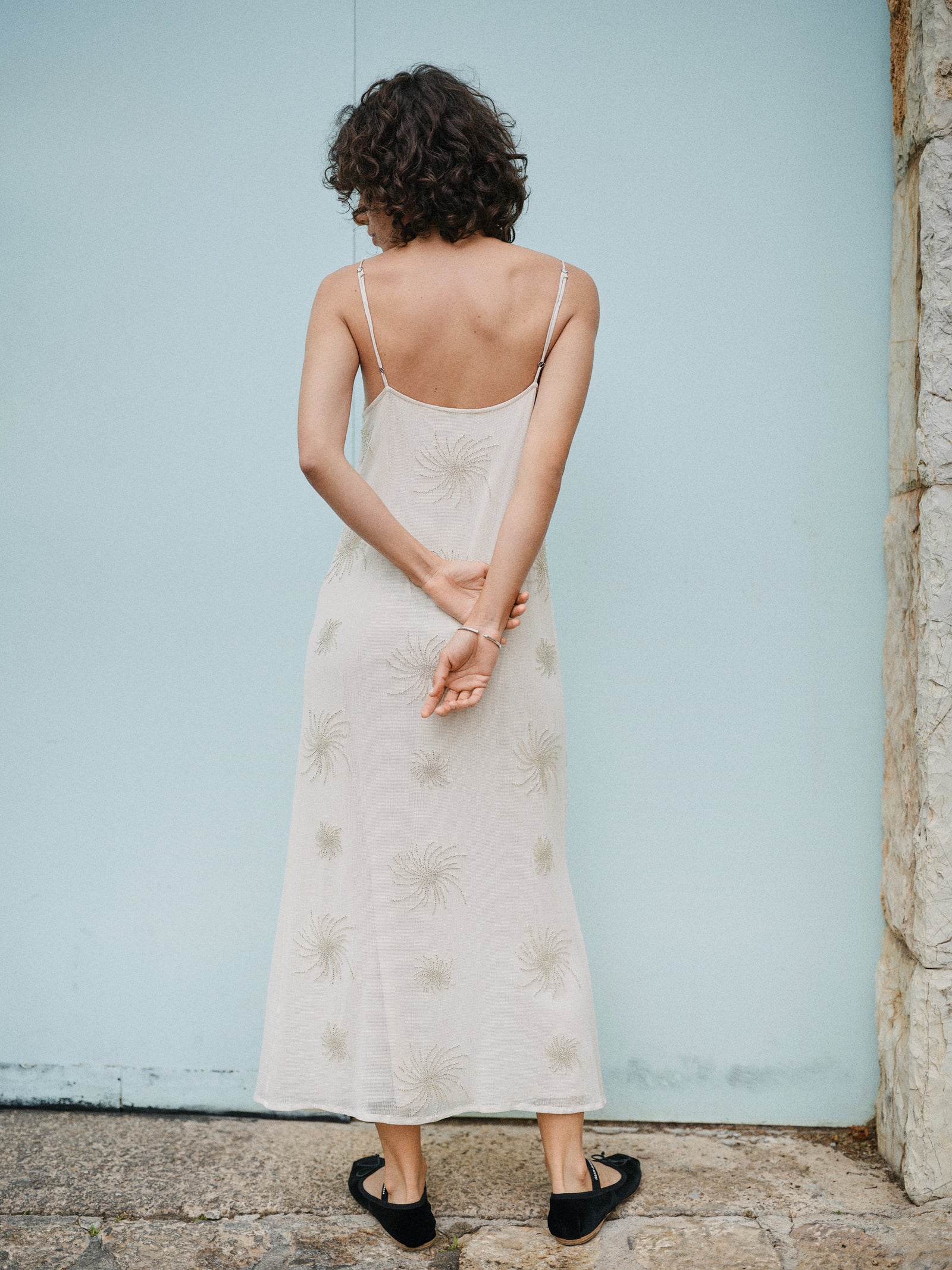SUKIENKA MAXI CHARM ECRU