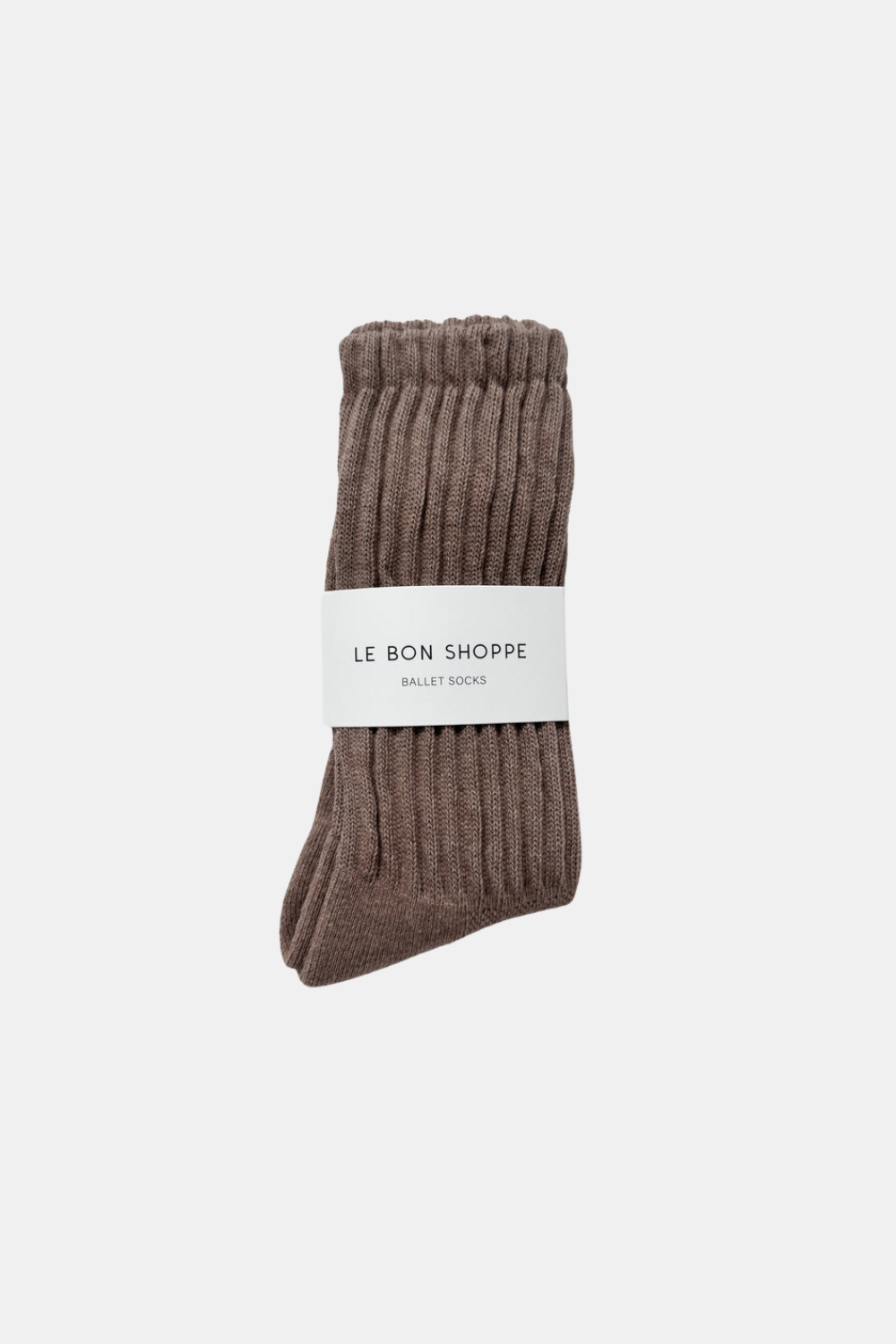 LE BON SHOPPE BALLET SOCKS MOCHA MOUSSE