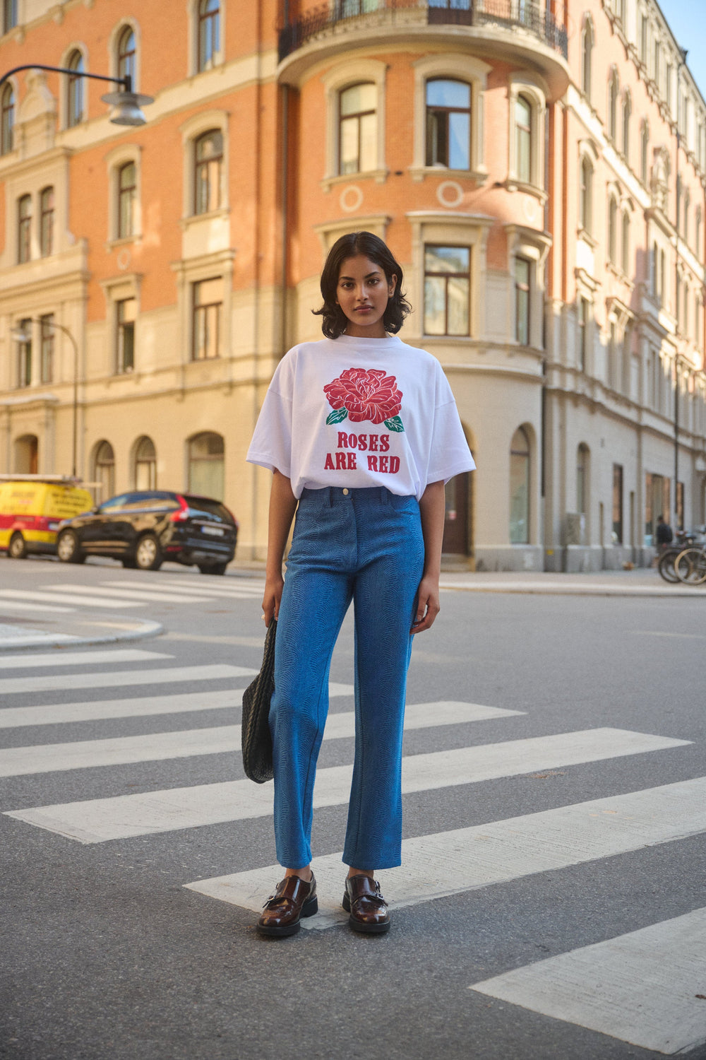 BLUE JOSS JACQUARD JEANS